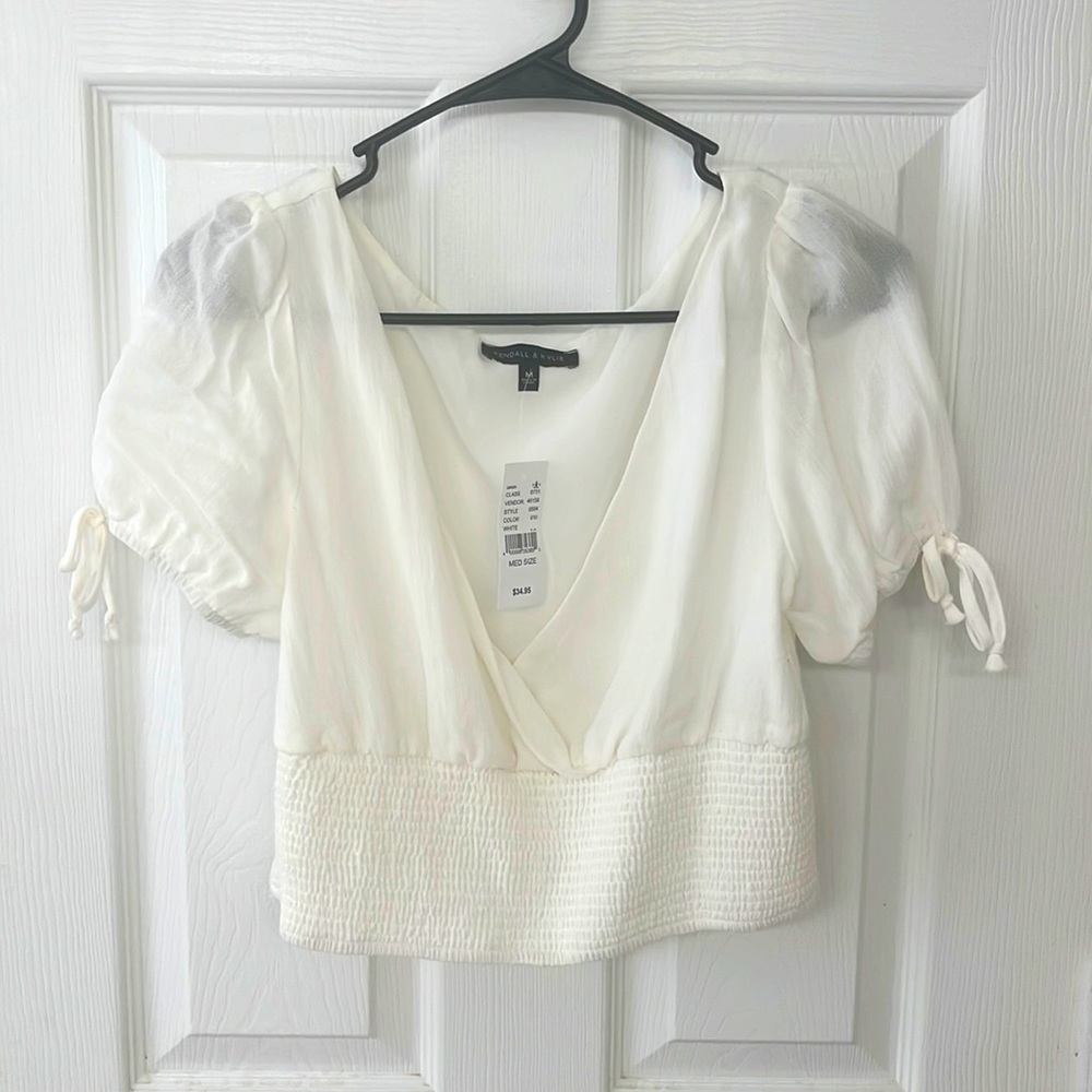White crop top